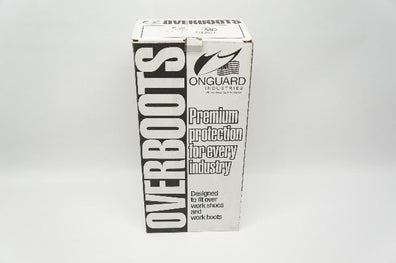 Onguard 86010 Overboots, 4inch PVC, Black, Size Medium